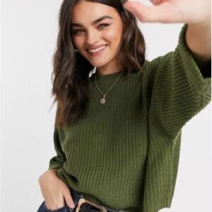 AX Paris Khaki Green Women's Sweater